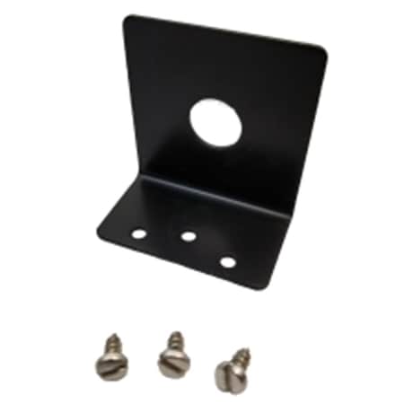 Larsen Products 0.52 in. Fender Mount L Bracket, Black TMB58B